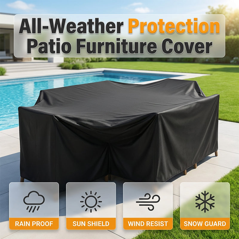 🛡️ Outdoor Dust-Proof and Water-Resistant Cover – Heavy-Duty, Windproof & All-Weather Furniture Protection ✨