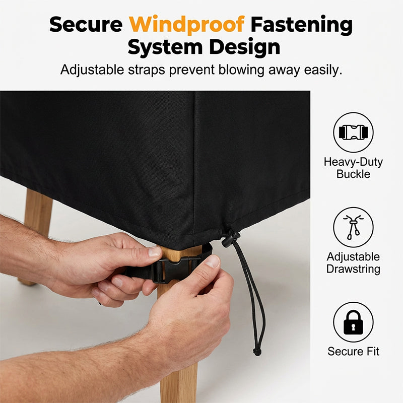 🛡️ Outdoor Dust-Proof and Water-Resistant Cover – Heavy-Duty, Windproof & All-Weather Furniture Protection ✨