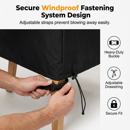 🛡️ Outdoor Dust-Proof and Water-Resistant Cover – Heavy-Duty, Windproof & All-Weather Furniture Protection ✨