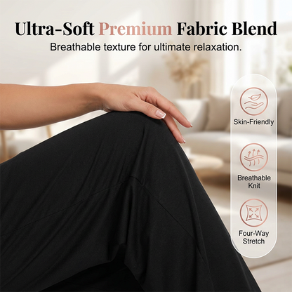 Women's High-Waist Yoga & Lounge Pants with Pockets