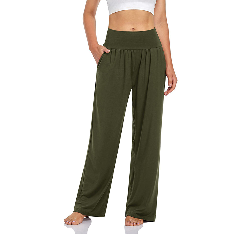 Women's High-Waist Yoga & Lounge Pants with Pockets