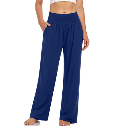 Women's High-Waist Yoga & Lounge Pants with Pockets
