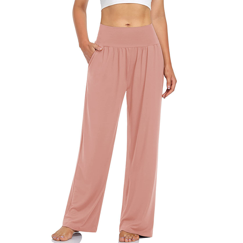 Women's High-Waist Yoga & Lounge Pants with Pockets
