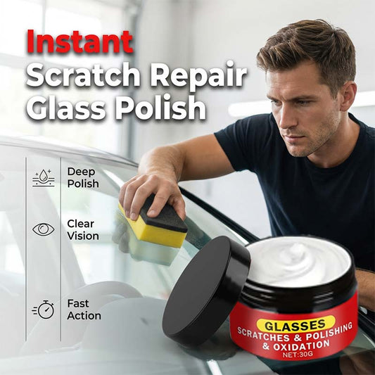 🚗 Glass Scratch Remover – Polishing & Repair Compound for Windshields ✨🪟
