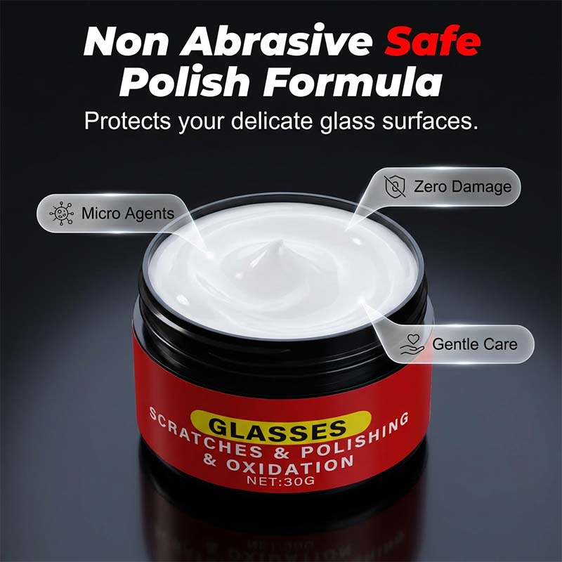 🚗 Glass Scratch Remover – Polishing & Repair Compound for Windshields ✨🪟