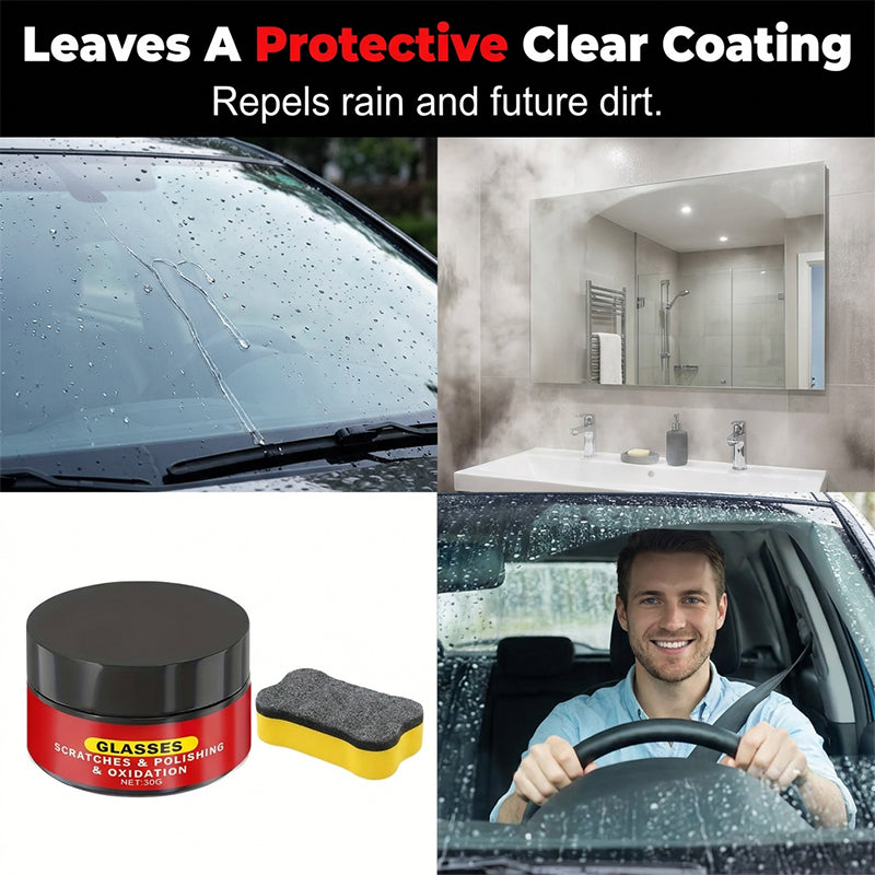 🚗 Glass Scratch Remover – Polishing & Repair Compound for Windshields ✨🪟