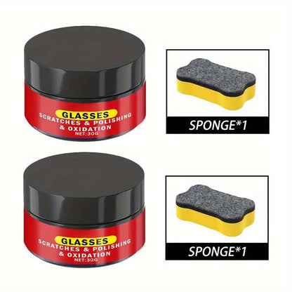🚗 Glass Scratch Remover – Polishing & Repair Compound for Windshields ✨🪟