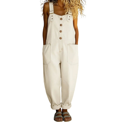 Trending Now👖 Baggy Denim Overalls with Adjustable Straps – Relaxed Fit & Deep Pockets for Everyday Comfort