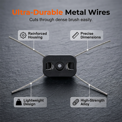 ⏰🔥LIMITED TIME 50% OFF! ⚡Heavy-Duty Steel Wire Weed Eater Head