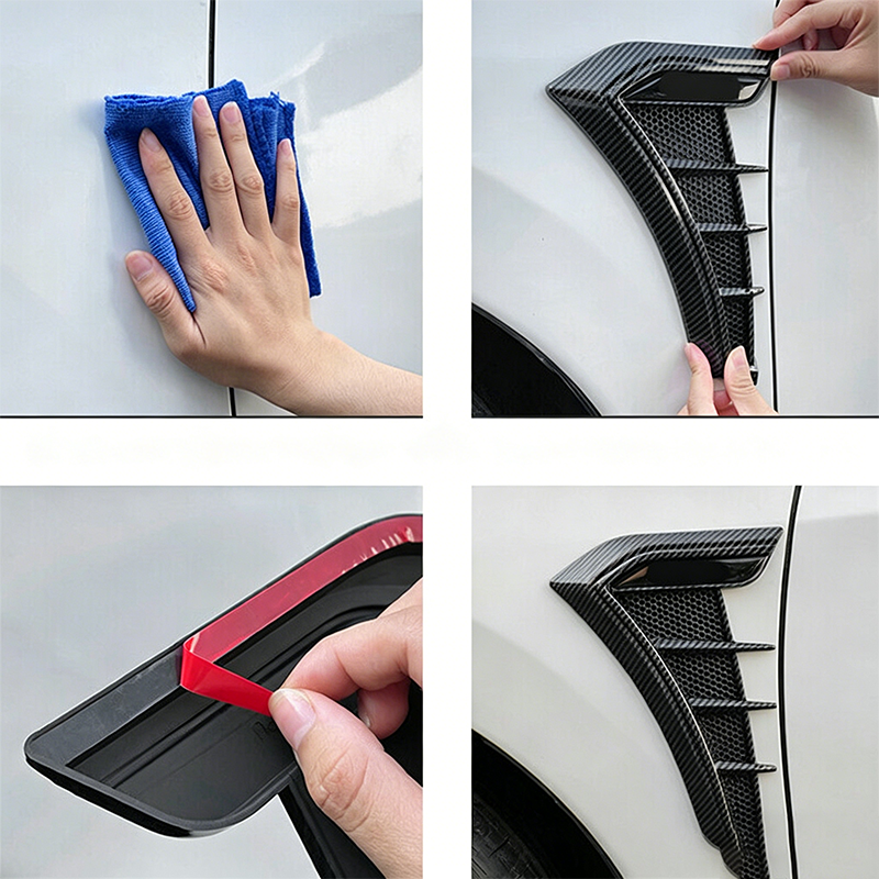 🏎️ 50% OFF NOW!🔥 Car Side Fender Vents Stickers – Sporty Design & Scratch Cover – Universal TPU Decorative Trim ✨