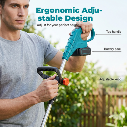 🌿50% OFF⚡ Cordless Electric Tiller | High-Powered Soil Loosening · Adjustable Telescopic Handle · Long Battery Life · Heavy-Duty Blades · Easy Gardening