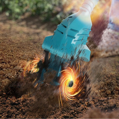 🌿50% OFF⚡ Cordless Electric Tiller | High-Powered Soil Loosening · Adjustable Telescopic Handle · Long Battery Life · Heavy-Duty Blades · Easy Gardening