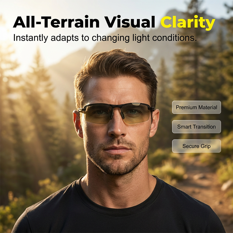 Outdoor Photochromic Polarized Sunglasses