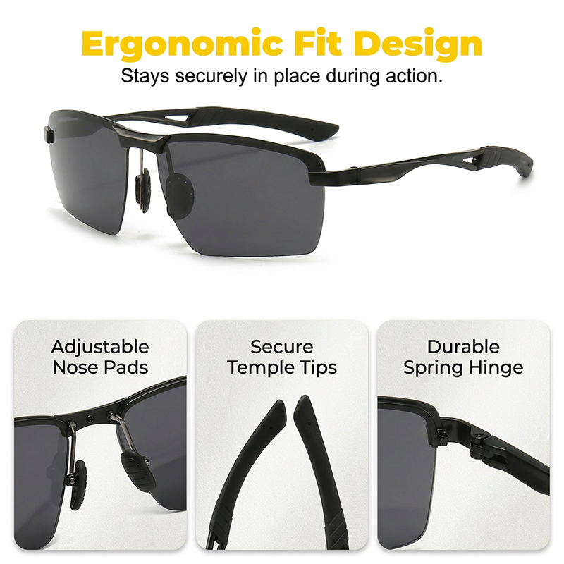 Outdoor Photochromic Polarized Sunglasses