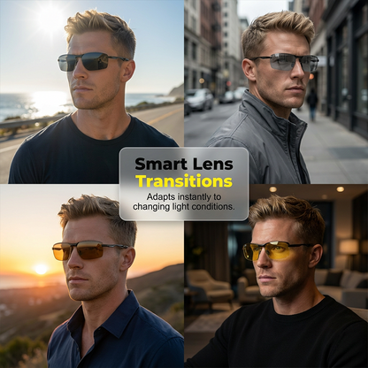 Outdoor Photochromic Polarized Sunglasses