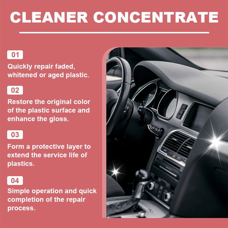 🔥 Hot Sale 50% OFF 🔥Car Plastic Renovation Cleaning & Coating
