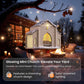 A Shelter for the Birds🏠Church-Shaped Solar-Powered Bird Feeder