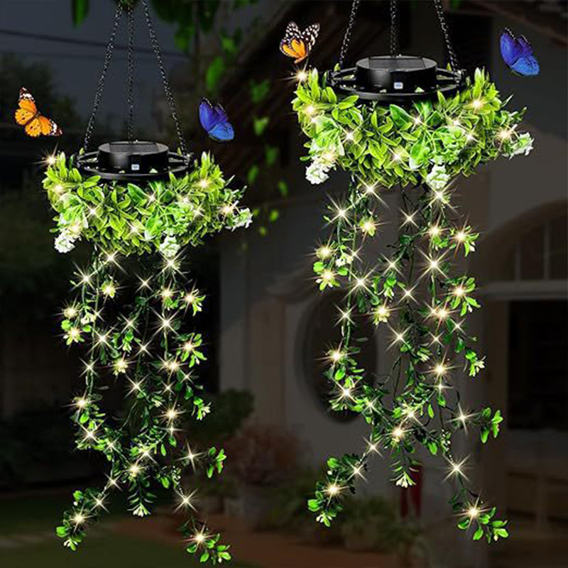 ⏳ Time-Limited Special ⏰Buy more save more🎁Solar-Powered Hanging Milan Grass Light🌞💡