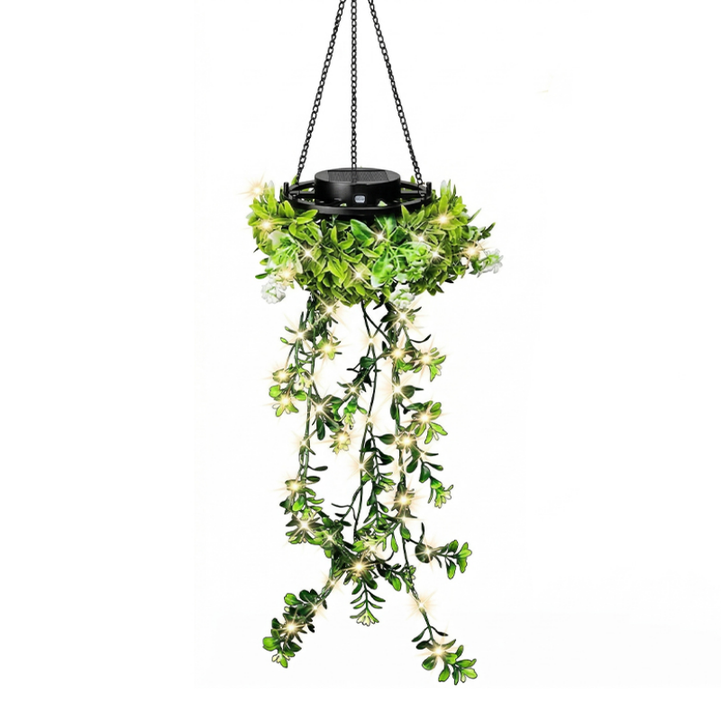 ⏳ Time-Limited Special ⏰Buy more save more🎁Solar-Powered Hanging Milan Grass Light🌞💡