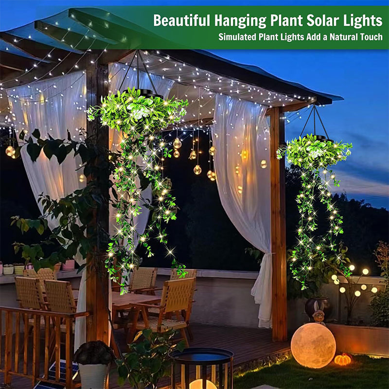 ⏳ Time-Limited Special ⏰Buy more save more🎁Solar-Powered Hanging Milan Grass Light🌞💡