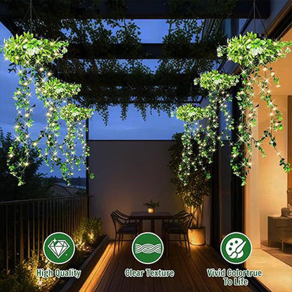 ⏳ Time-Limited Special ⏰Buy more save more🎁Solar-Powered Hanging Milan Grass Light🌞💡