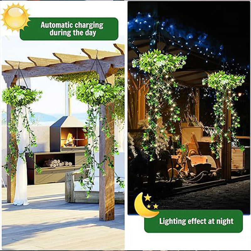 ⏳ Time-Limited Special ⏰Buy more save more🎁Solar-Powered Hanging Milan Grass Light🌞💡