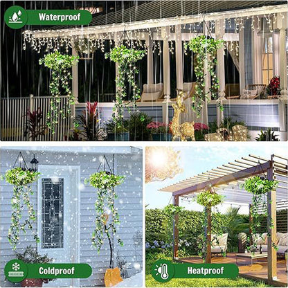 ⏳ Time-Limited Special ⏰Buy more save more🎁Solar-Powered Hanging Milan Grass Light🌞💡