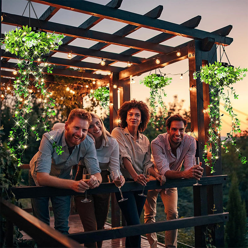 ⏳ Time-Limited Special ⏰Buy more save more🎁Solar-Powered Hanging Milan Grass Light🌞💡