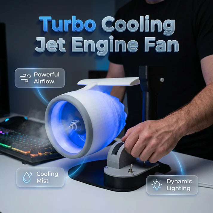 Creative Turbo Desk Fan ✈️ Free Shipping
