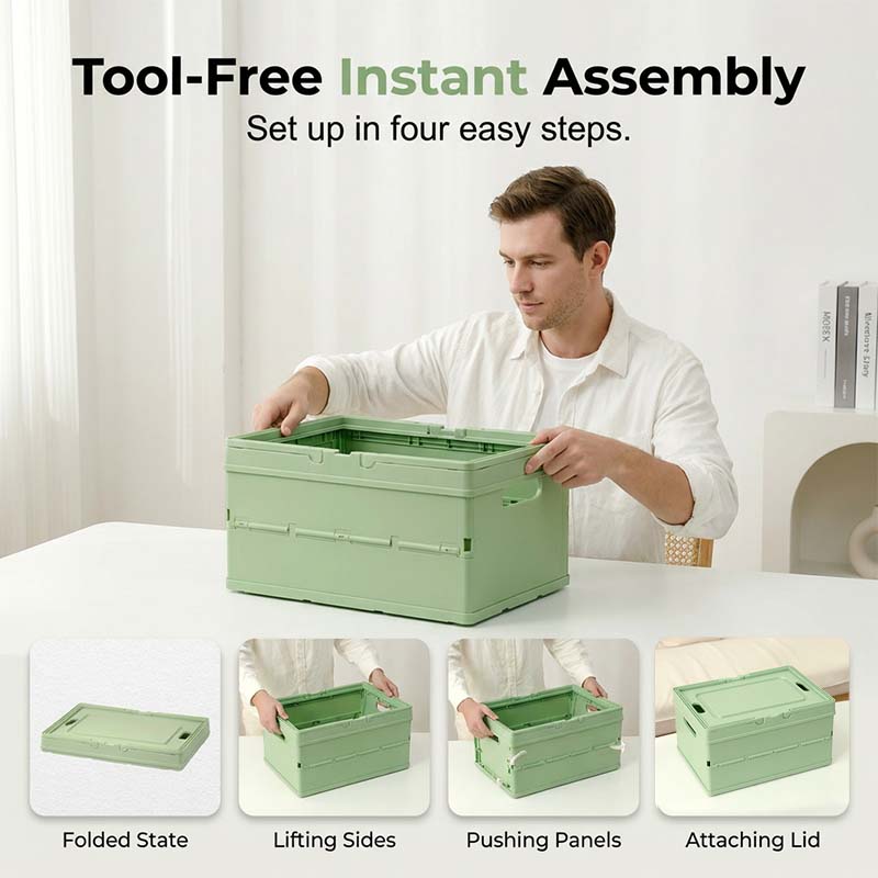 Multi-Purpose Collapsible Organizer Box