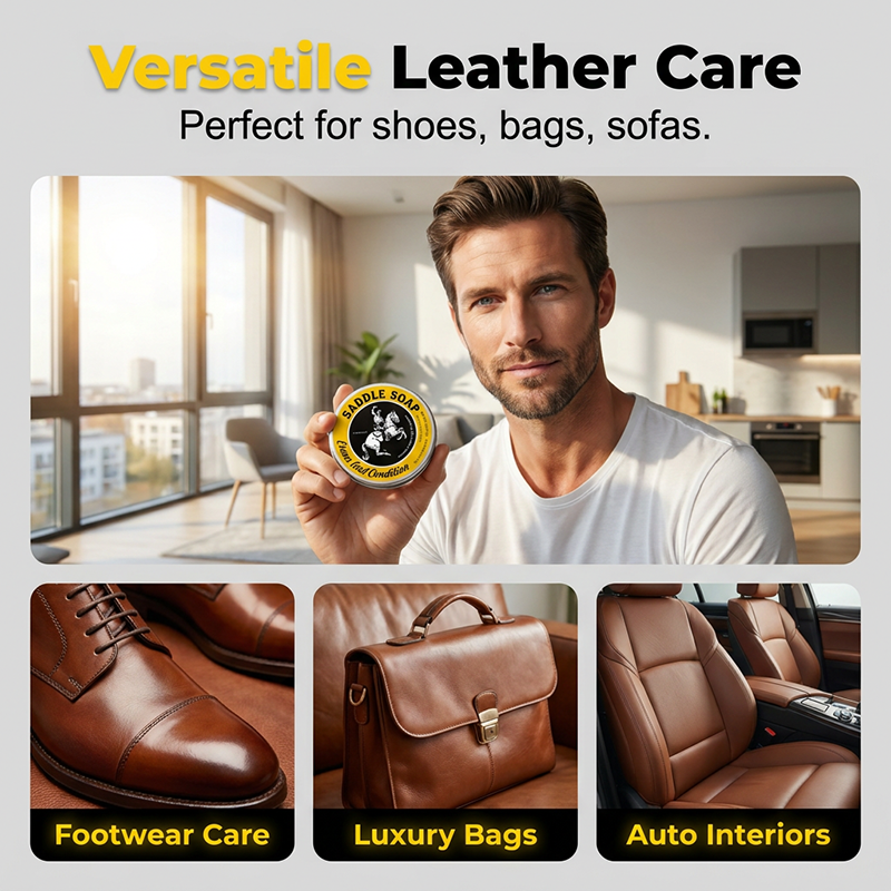 🔥Buy 2 Get 1 Free🔥All-in-One Saddle Soap Leather Cream