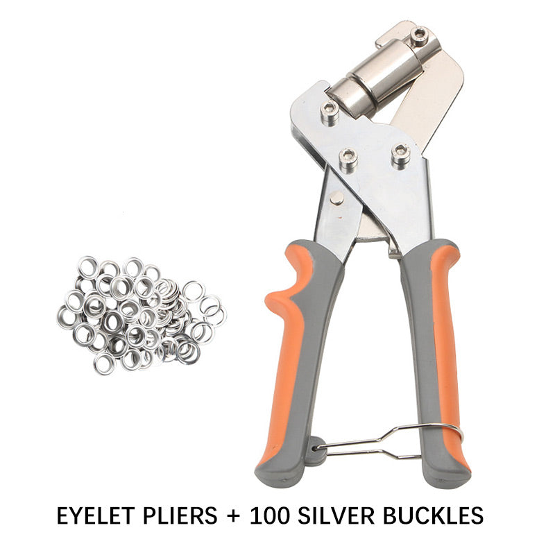 ⏳Time-Limited Special⏰Eyelet Pliers Set – Durable, Complete, For Tarps & DIY 🔩