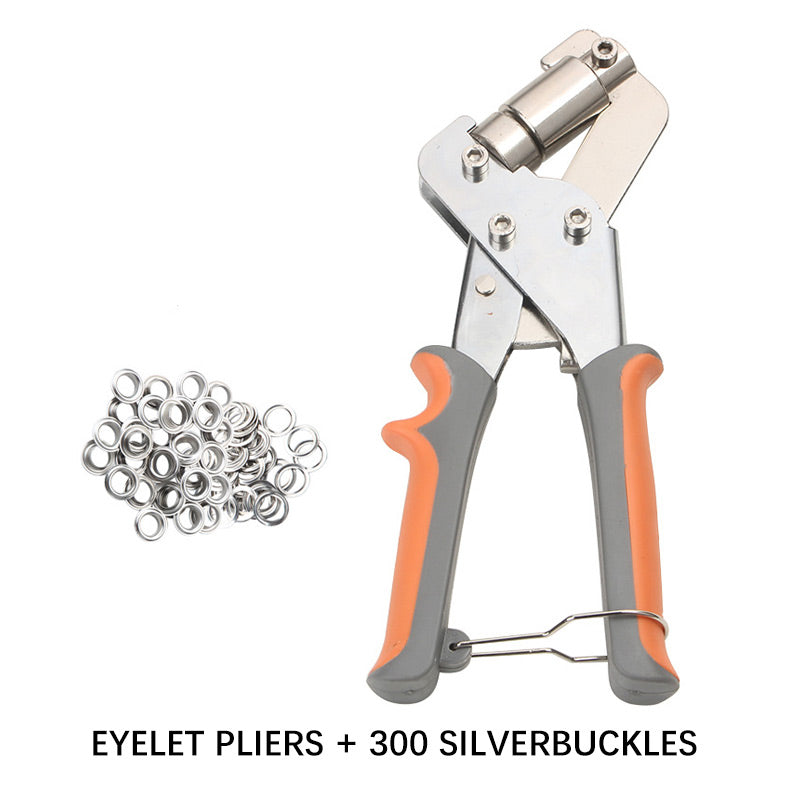 ⏳Time-Limited Special⏰Eyelet Pliers Set – Durable, Complete, For Tarps & DIY 🔩