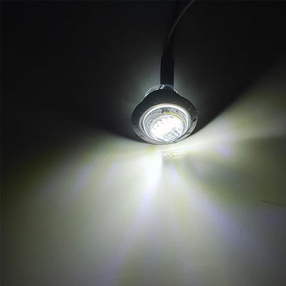 Round LED Side Marker Light for Trucks & Buses