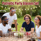 Funny Flag Party Photo Prop Glasses 6-Piece Set