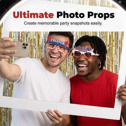 Funny Flag Party Photo Prop Glasses 6-Piece Set