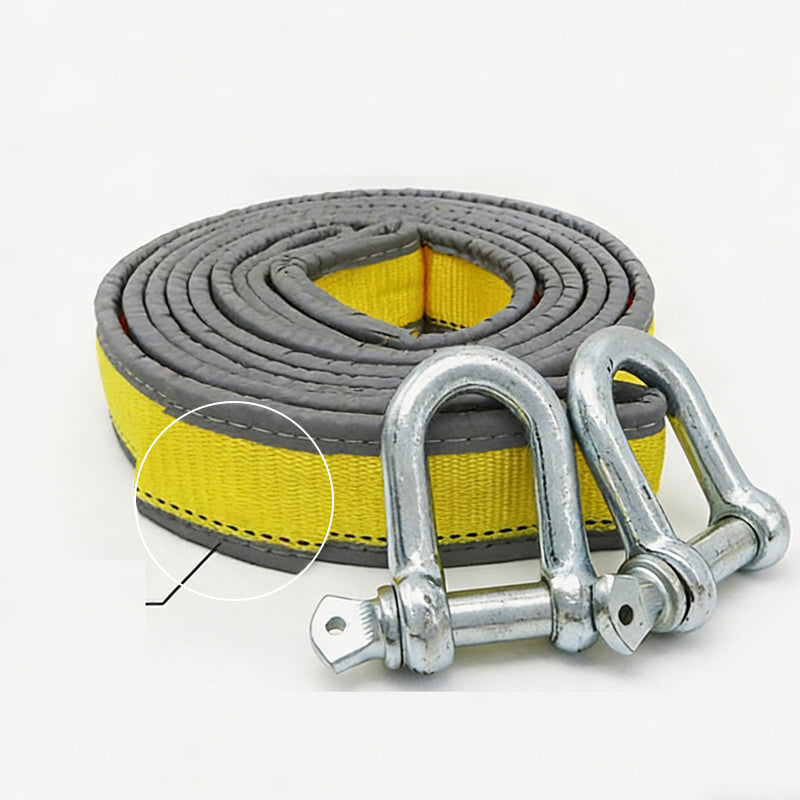 ⏳🔥LIMITED-TIME 50% OFF! 8-Ton Tow Rope with U-Shackle Hooks