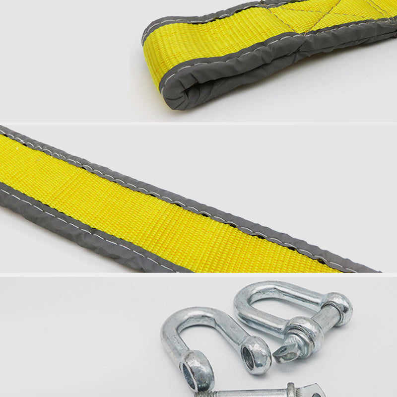 ⏳🔥LIMITED-TIME 50% OFF! 8-Ton Tow Rope with U-Shackle Hooks