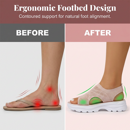 Women's Breathable Mesh Platform Sandals