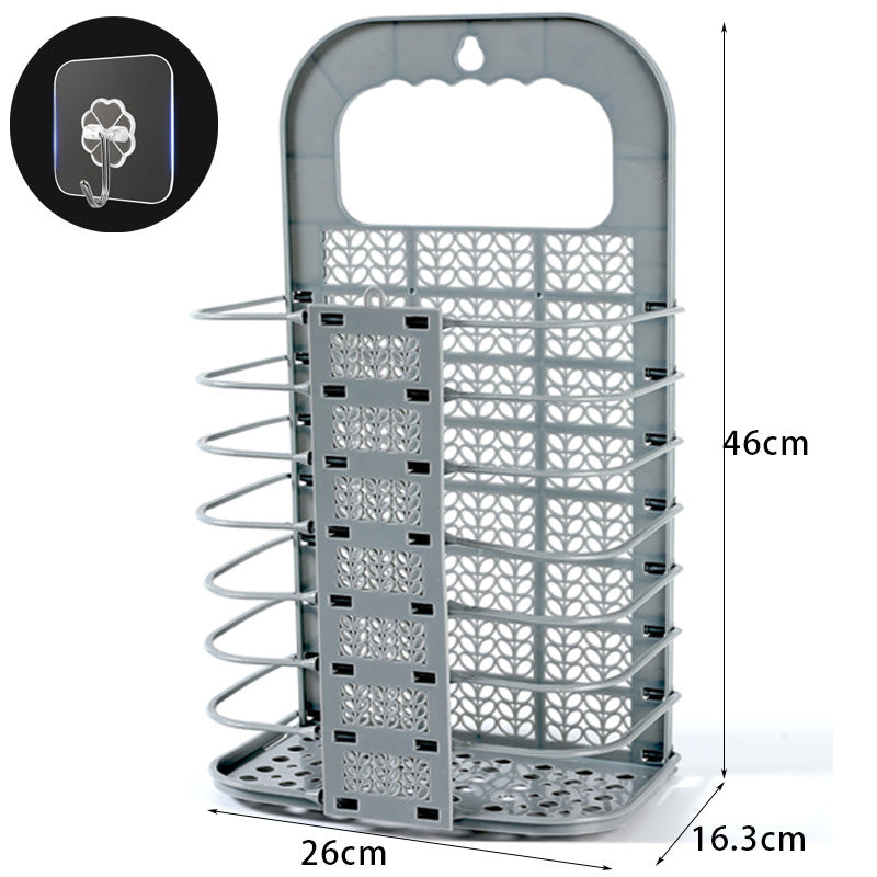 Foldable Wall-Mounted Laundry Basket