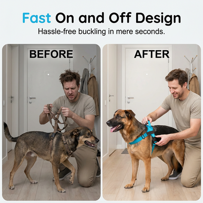 🔥50% OFF 🐶 Easy On-Off Padded Dog Harness for Walking