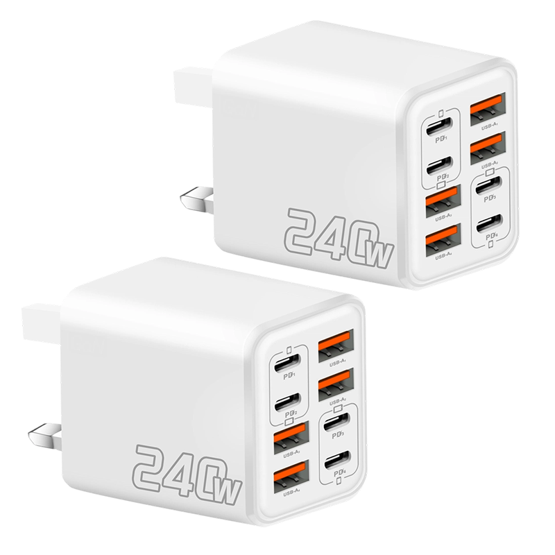 Universal GaN 8-Port Fast Wall Charger