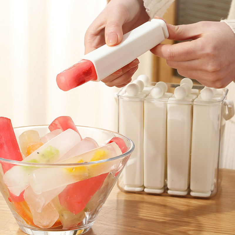 Silicone Ice Stick Tray with Storage Caddy