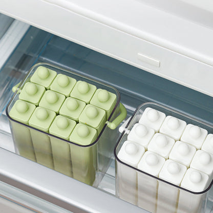 Silicone Ice Stick Tray with Storage Caddy
