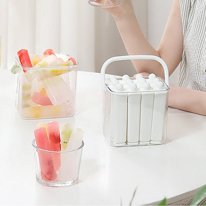 Silicone Ice Stick Tray with Storage Caddy