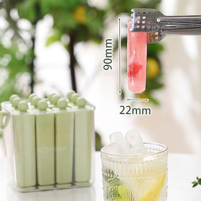 Silicone Ice Stick Tray with Storage Caddy