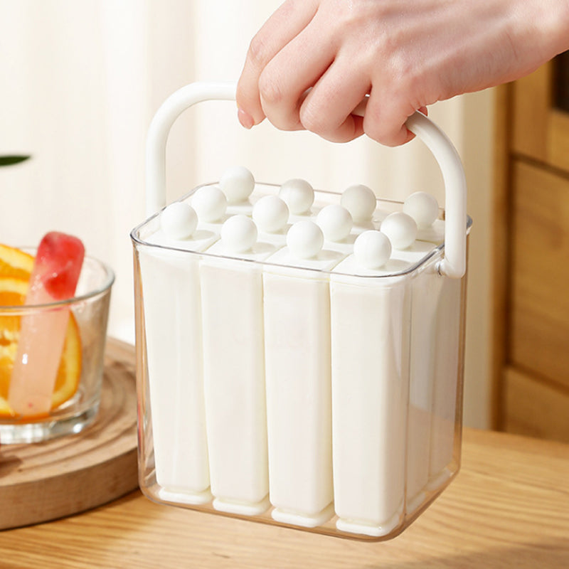 Silicone Ice Stick Tray with Storage Caddy