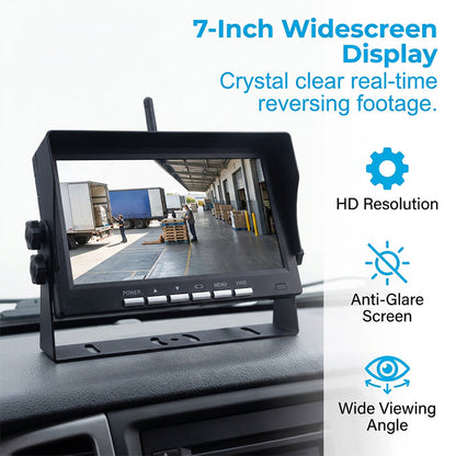 🚗 LIMITED-TIME 50% OFF! ✨ 7-Inch Wireless Backup Camera – HD, Stable Signal, Universal ⏪