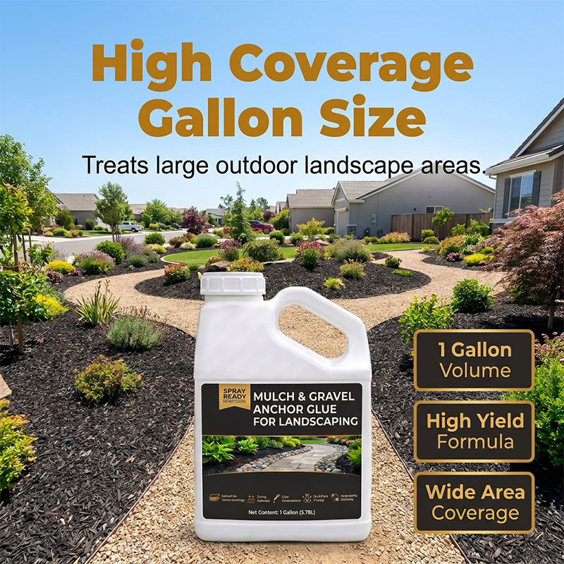 Mulch & Gravel Anchor Glue for Landscaping
