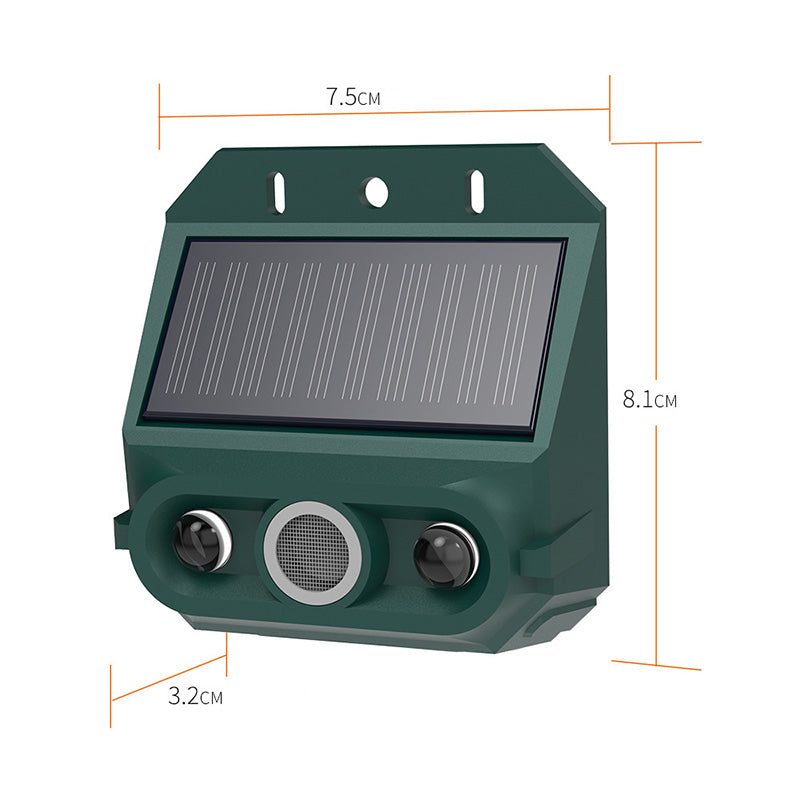 🥳2026 HOT SALE🥳💞50K+ SOLD!🌳🔊 50% OFF! Solar Powered Animal Repeller – Ultrasonic + flashing light. Weatherproof, 24/7 protection. Keep pests away naturally. 🏡💚